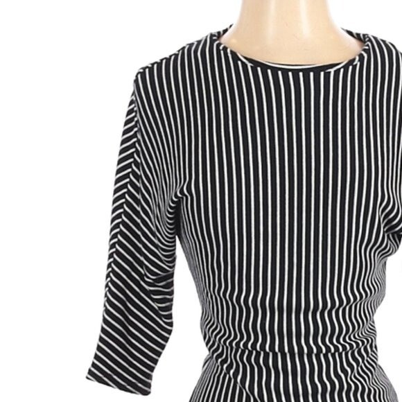 ASOS Blue &White Stripe Jersey Women Dress Size 0 | eBay