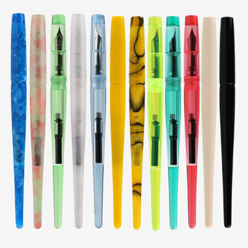 Penbbs 267-71SF Luminous Acrylic Long Tail Fountain Pen Fine Nib Writing Gift #s - Picture 12 of 12