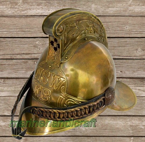 Vintage Antique Brass Fireman Fire 