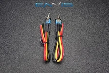 2 PCS ON ON MINI TOGGLE METAL SWITCH PRE WIRED 1.5 AMP 250 VAC ROCKER IBTSSMS