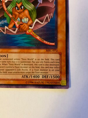 Yugioh Toon Mermaid MRL-072 1st Edition Ultra Rare | eBay