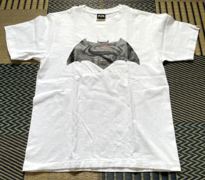 A Bathing Ape Bape Batman v Superman T-shirt Size M White Used