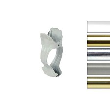 Liedeco Donauklammer Klammer Scheibenstange Vitrage - 5 Farben - 8 Stück