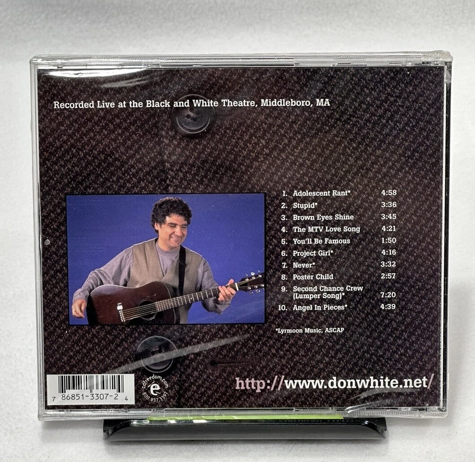 Brown Eyes Shine by Don White (CD, 1998) LIVE AT B&W THEATRE MASS *New* Foto 2 de 2