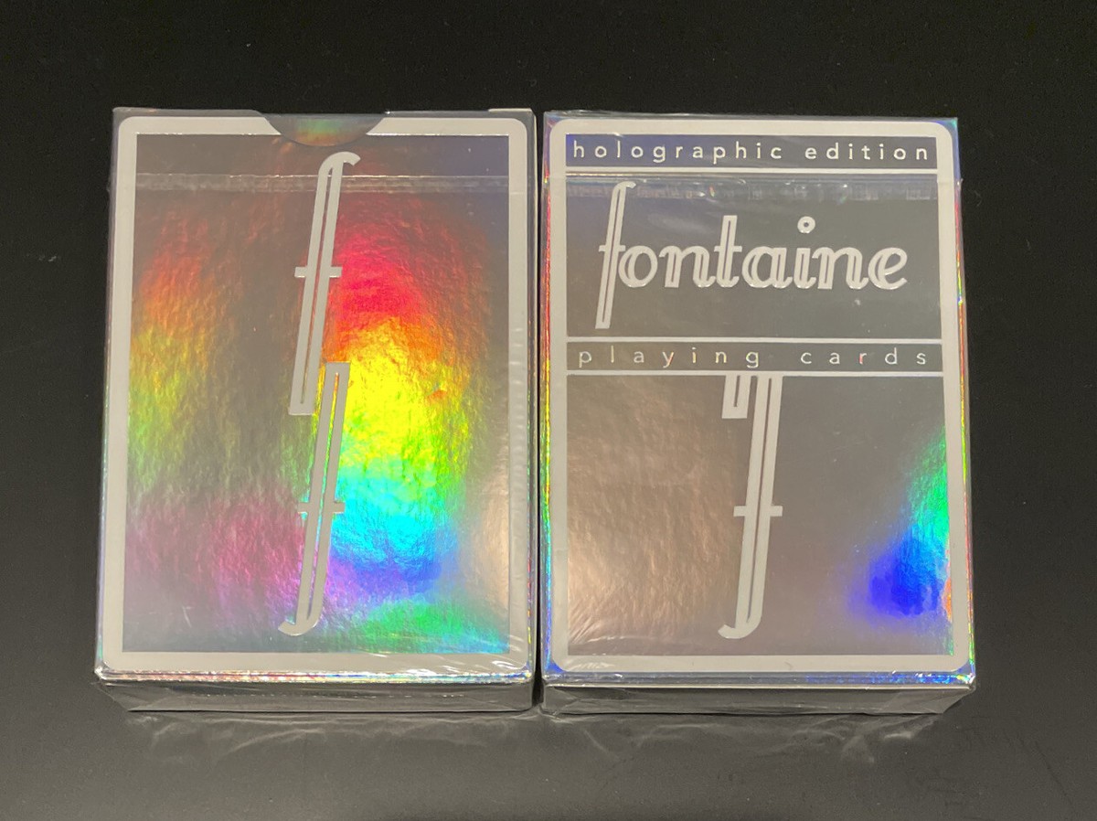 トランプ fontaine deck fontaine playing cards holographic Edition! 2 Decks! | eBay