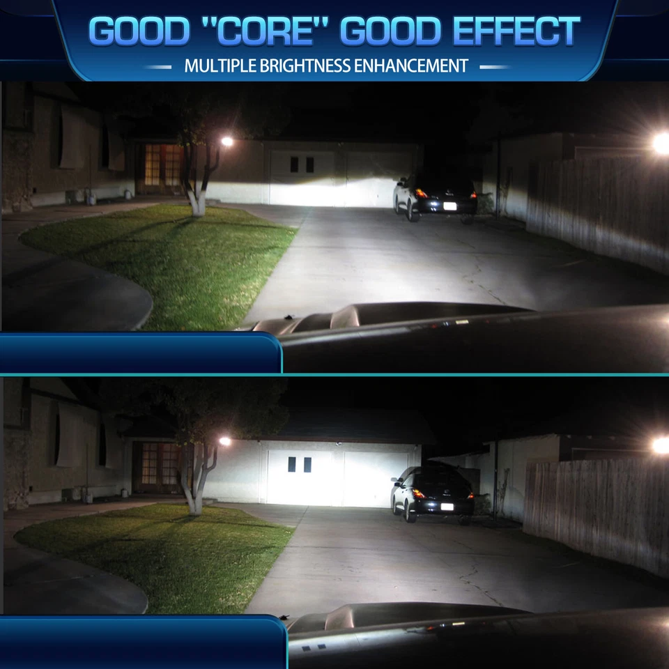 For Jeep Grand Cherokee 1999-2004 LED Headlight Bulbs Hi/Low Beam Fog Lights - Image 3 of 4