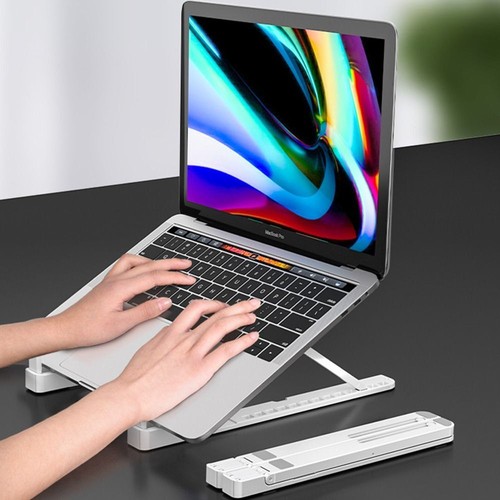with Cooling Fan Desk Tablet Mount Bracket Laptop Stand Holder for 11-17 inch - Photo 10/14