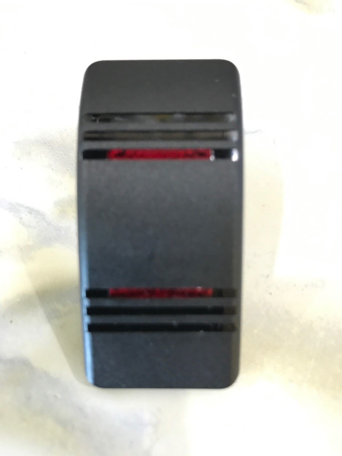 NAV Anchor Light Rocker Switch 7 Term BLK Lighted 12981 Carling Contura