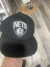 NBA Brooklyn Nets Era 59Fifty 5950 Black Fitted Hat Size 7