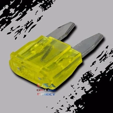 20A Mini Blade Fuses Short Circuit Protection Fuse 100 Pack APM/ATM DC