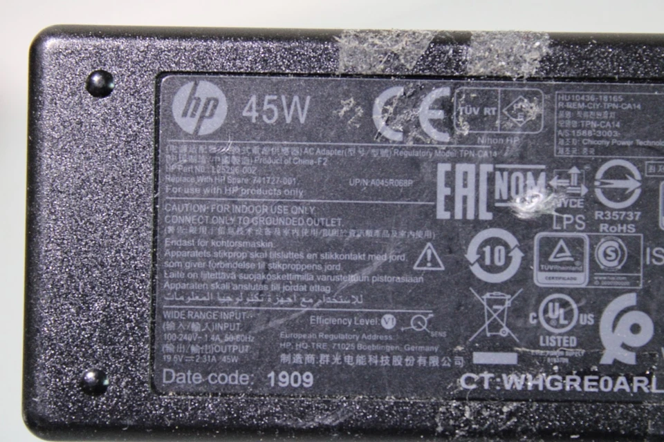HP Ac Adapter TPN-CA14 45W 19.6V 2.31A - Bild 3 von 4