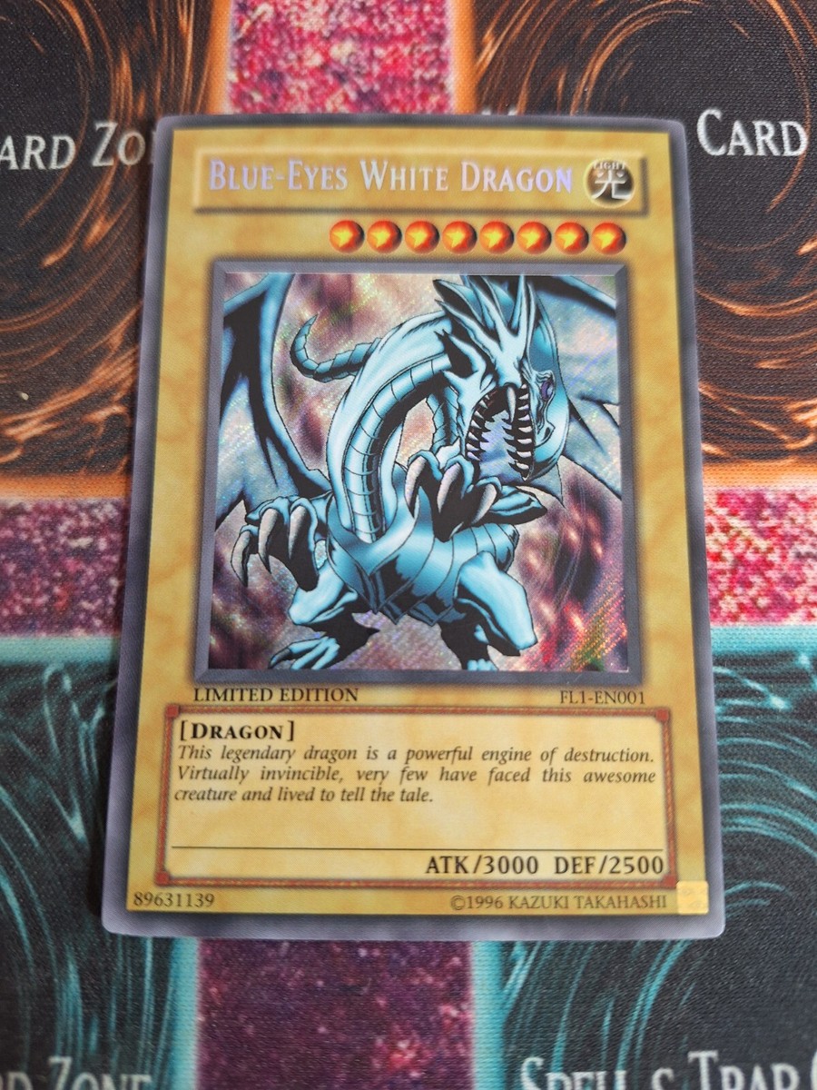 Yu-Gi-Oh! Blue-Eyes White Dragon FL1-EN001 Secret Rare Limited