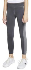 Nike Girls GRAY Medium Training Tights