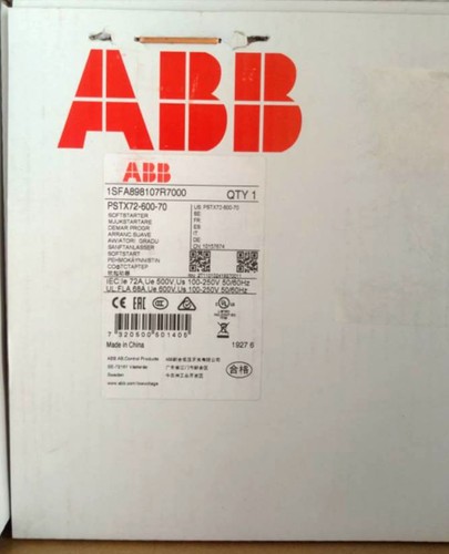 NEW ABB PSTX72-600-70 1SFA898107R7000 Soft Starter - Bild 1 von 2