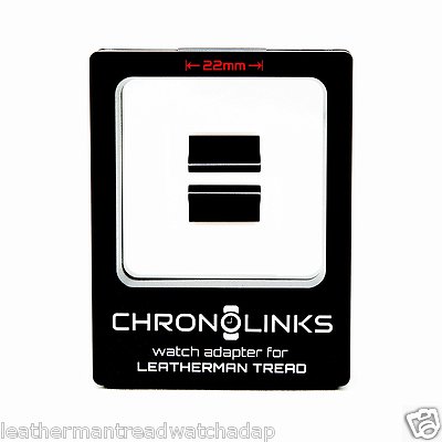 ChronoLinks compatible with Leatherman Tread - Black DLC (24mm)