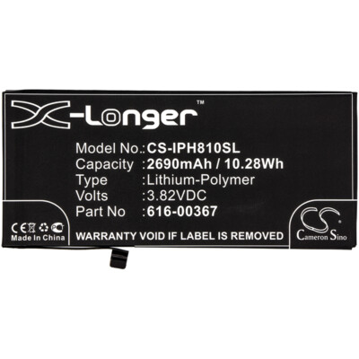 2690mAh Battery for Apple iPhone 8 Plus,iPhone 8+,A1864,MQ8D2LL/A,616-00367