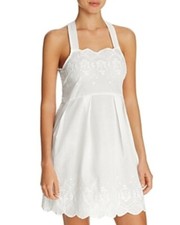 Minkpink 261212 Womens Anglais Embroidered Criss-Cross Back Sundress Size Small