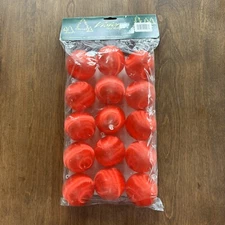 Vintage Visions By Holly Red Satin Thread Christmas Ball Ornaments 15 Count NIP