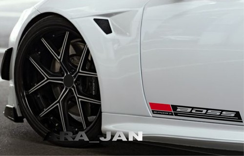 BOSS Sport Decal Sticker car racing stripe emblem logo auto motorsport PAIR 2pcs - Picture 2 of 8