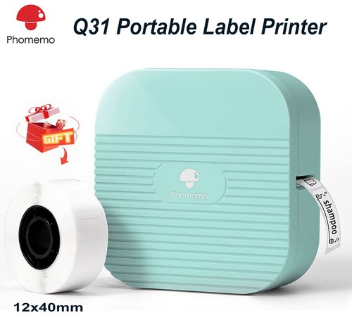 Máquina para hacer etiquetas Bluetooth portátil inalámbrica pegatina impresora de etiquetas térmicas - Imagen 12 de 22