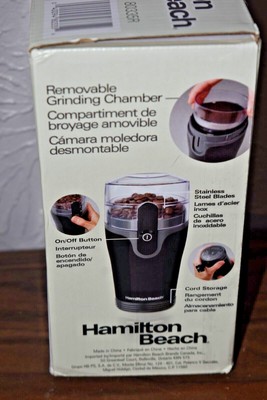 hamilton beach fresh grind electric grinder