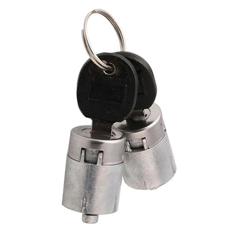 NOVO Cilindro de Fechadura de Porta para 88-94 Chevrolet C/K 1500 2500 3500 Conjunto de 2 - Imagem 2 de 4