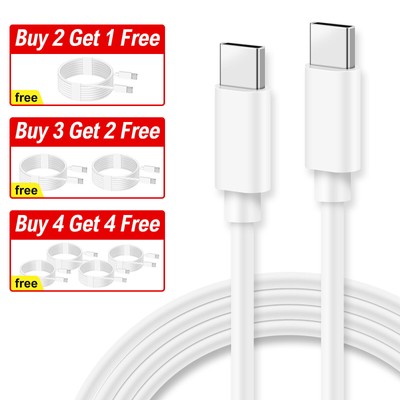 Fast Charging Cable Type C Quick Charging Cord for iPhone 16/15/iPad/Mac/Samsung