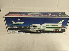 1999 Hess Toy Truck and Space Shuttle with Satellite-NIB