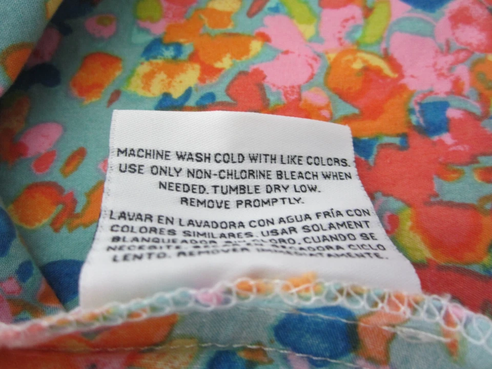 Funda de Almohada Fiesta Ellison Sham Floral Cremallera Estándar Reversible Todo Algodón Foto 4 de 4