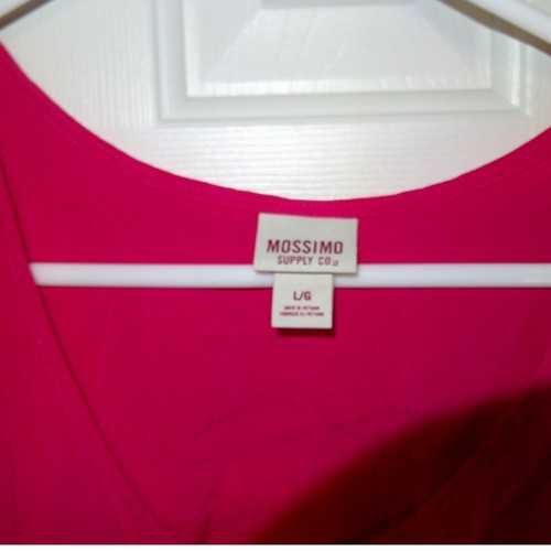 Mossimo Supply Co. Casual Dress Sleeveless Cutout Back Pink L - Picture 3 of 3