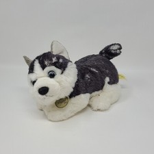 Aurora Miyoni Playful Husky Wolf Dog Puppy Plush 9" Stuffed Animal Toy