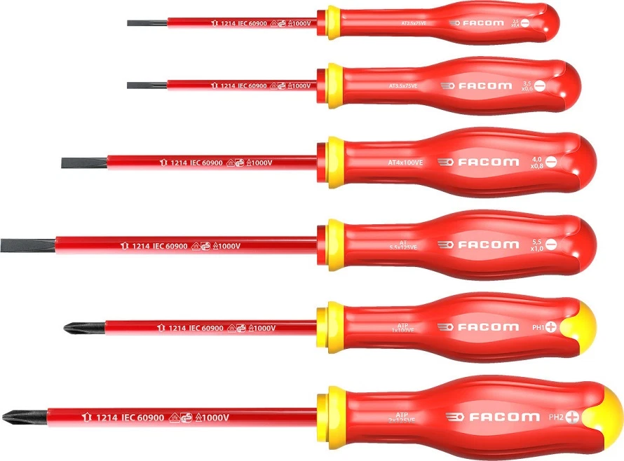 Facom insulated screwdriver set deals