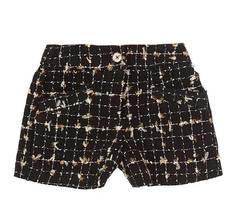 A Loves A Big Girls Metallic Boucle Shorts Size M