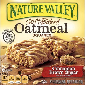 NEW SEALED NATURE VALLEY SOFT BAKED CINNAMON BROWN SUGAR ...