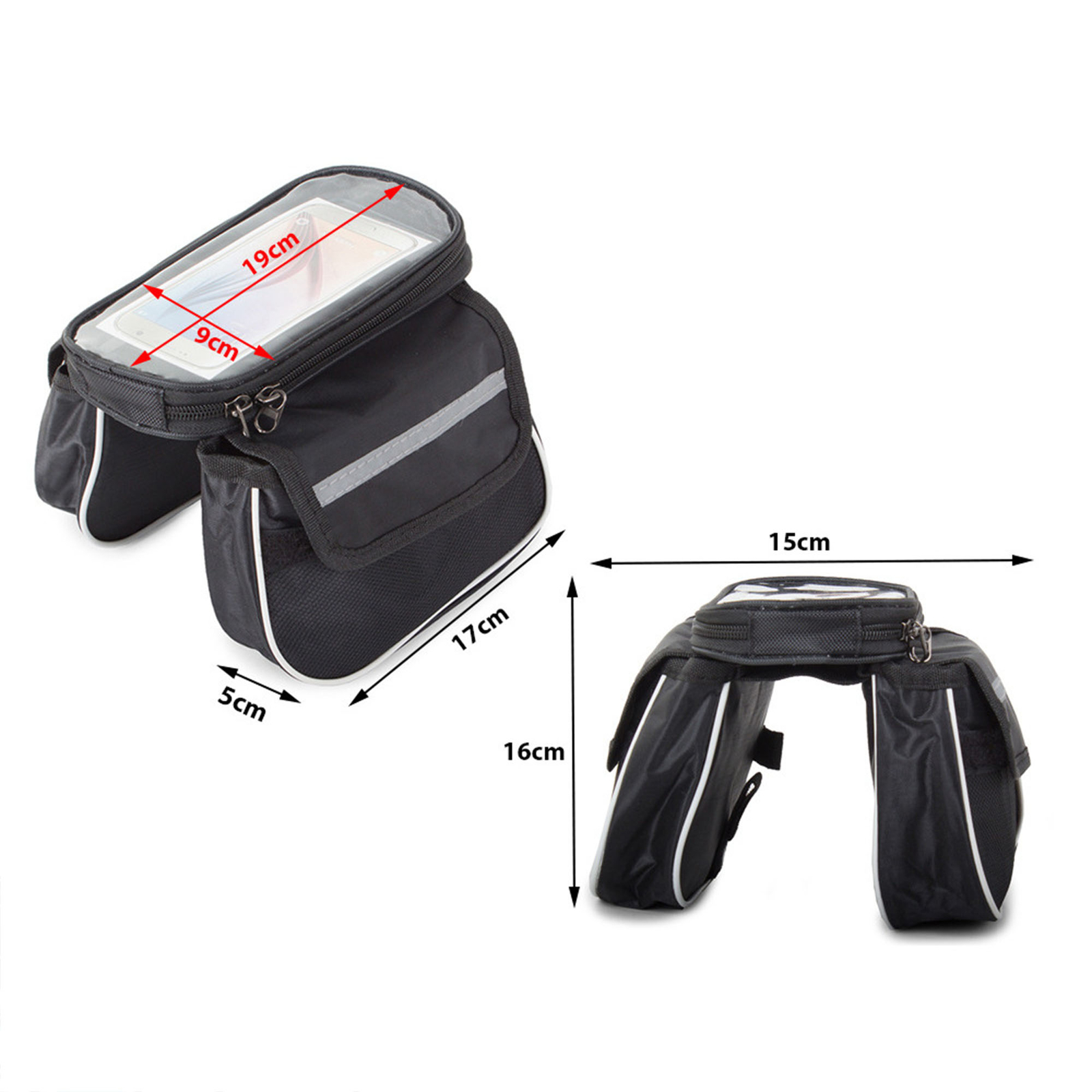 Sertay Fahrradtasche, Motorrad Tasche, Rahmentasche Produktbild-Vorschau 2
