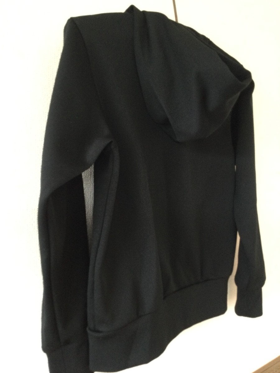 PLAY Comme des Garcons Black Full Zip Heart Hoodie AZ-T171 Women L