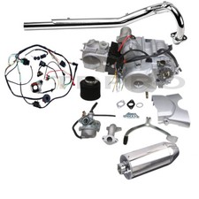 Kit de motor semiautomático 125cc reversa 70/90/110cc ATV Go Kart carro mini bicicleta