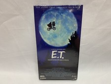 E.T. The Extra-Terrestrial VHS Tape 1982 MCA Factory Sealed Watermark Green Flap