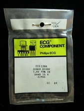 ECG 138A Zener diode 7.5V +/-5%, 1W, 2 per pack (L BB)