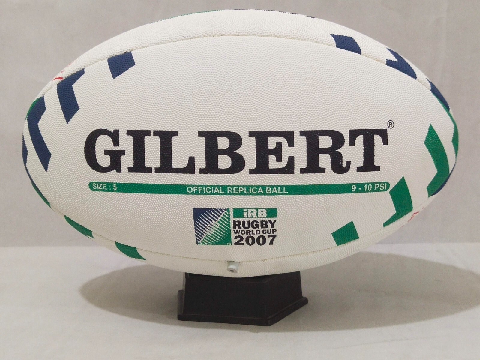 Gilbert Rugby 2007 - RÉPLICA OFICIAL DE BALÓN - Copa Mundial de Rugby Francia 2007 - Talla 5