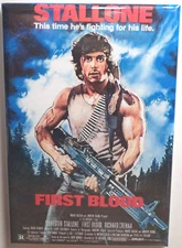First Blood MAGNET 2" x 3" Refrigerator Locker Movie Poster Rambo