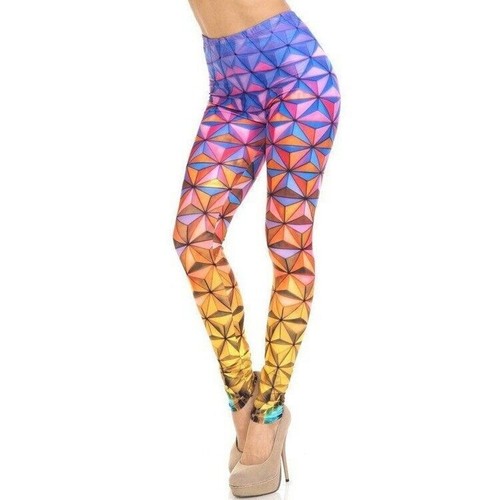 X Plus Size Ombre Epcot Leggings by USA Fashion™, Creamy Soft Leggings® Collecti - Picture 6 of 6