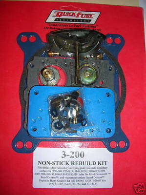 Quick Fuel 3-200 Holley 4160 Carburetor Rebuild Kit 390 600 750 CFM 1850 3310