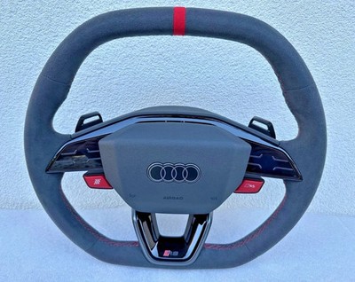 NEW 82A419091 Audi A3 RS3 8Y FL Alcantara Steering Wheel Tiptronic Multifunction