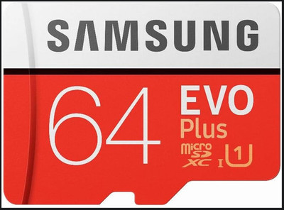 Samsung EVO Plus 2020 - Micro-SDXC Speicherkarte - 64GB-100MB/s-ohne Verpackung