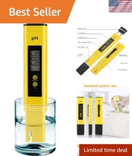 Portable Hydroponic pH Tester Pen for Accurate Drinking Water & Aquarium Testing