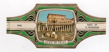 Colorful themed cigar Band: Saint Peter's Square Vatican City Italy