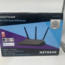 NETGEAR Nighthawk Smart Wi-Fi Router (R7000-100NAS) - AC1900 Wireless Speed