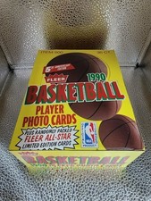 1990 Fleer Basketball Box 36 Sealed Wax Packs - Jordan Magic Bird