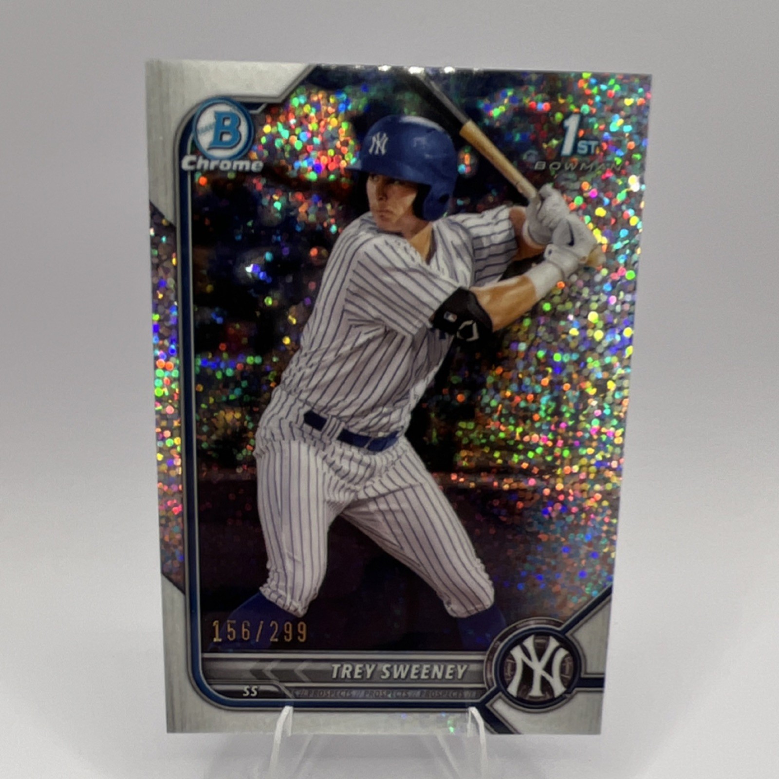 Topps 2022 Bowman Chrome Prospects Trey Sweeney /299 #BCP-137 Yankees